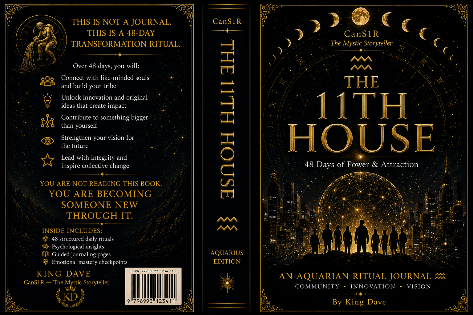 11. THE 11TH HOUSE: Aquarius Ritual Journal (Digital Edition)