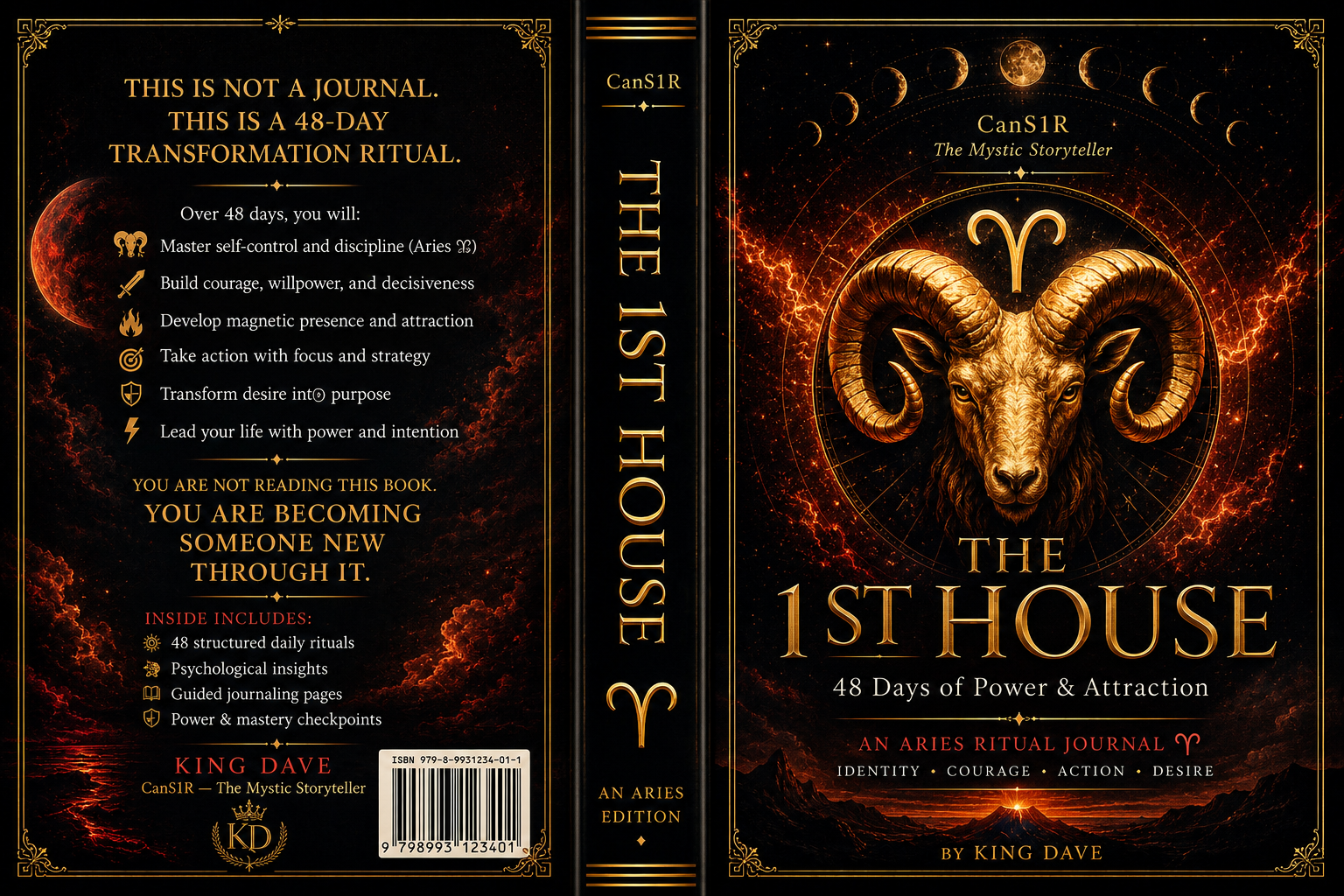 1. THE 1ST HOUSE: Aries Ritual Journal (Digital Edition)